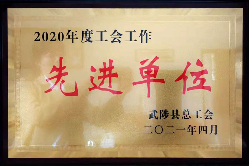 2020年度工會(huì )工作先進(jìn)單位
